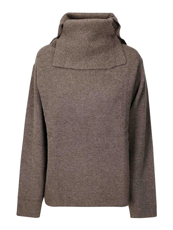 Dawei Pull Col Roulé - Marron Clair