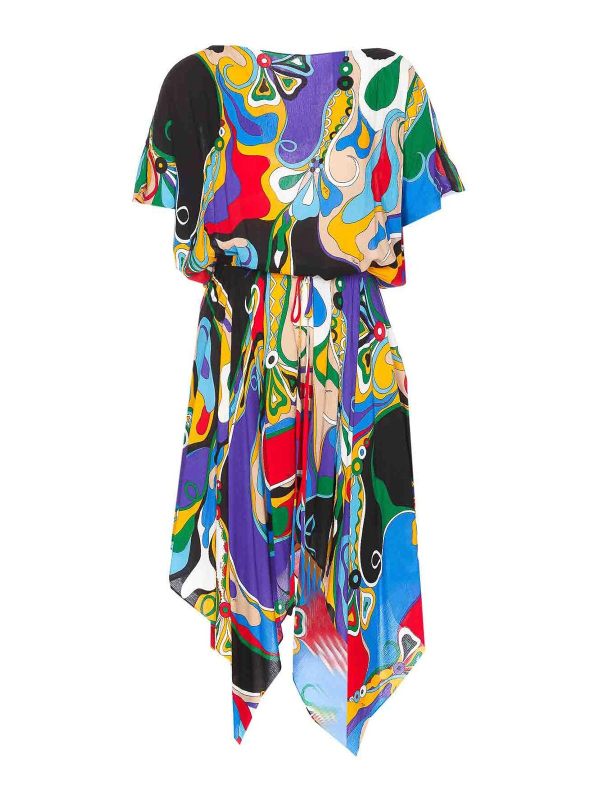 Emilio Pucci Robe Au Genou - Multicolore