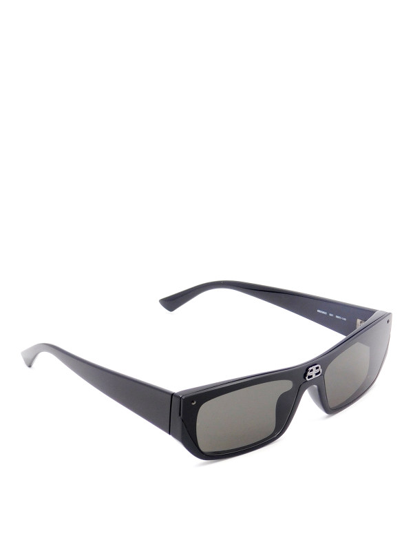 Balenciaga Lunettes De Soleil - Noir