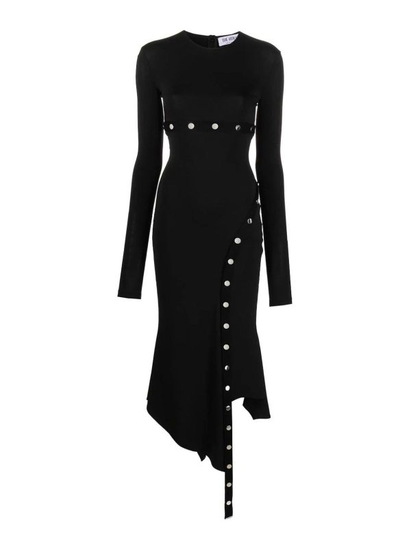 The Attico Robe Au Genou - Noir