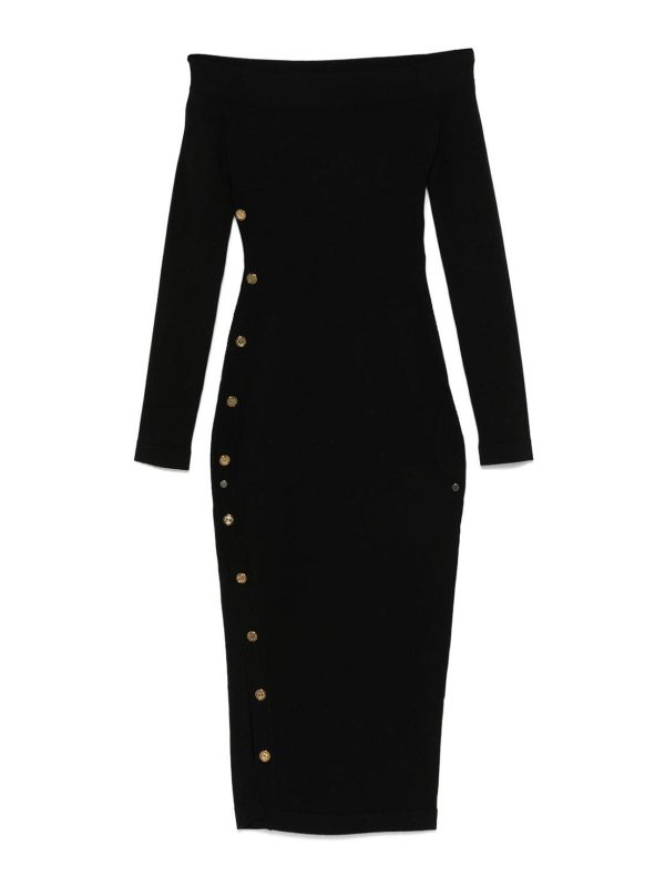 Elisabetta Franchi Robe Au Genou - Noir