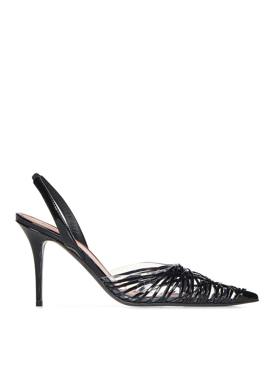 Amina Muaddi Chaussures À Talon - Noir