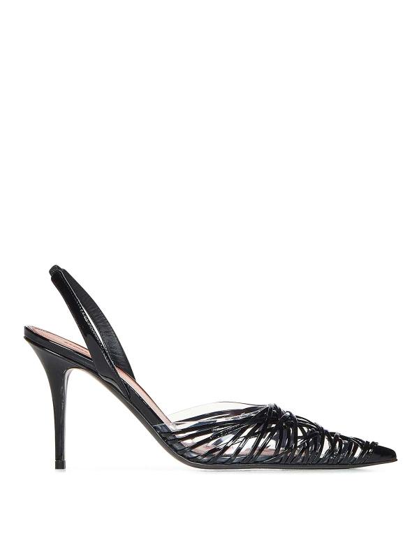 Amina Muaddi Chaussures À Talon - Noir