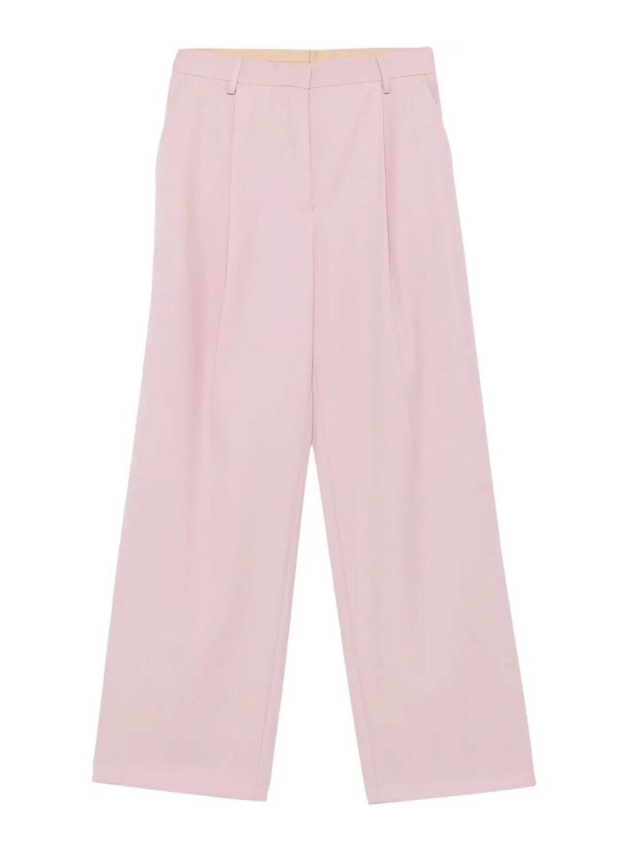 Dries Van Noten Pantalons Décontractés - Rose