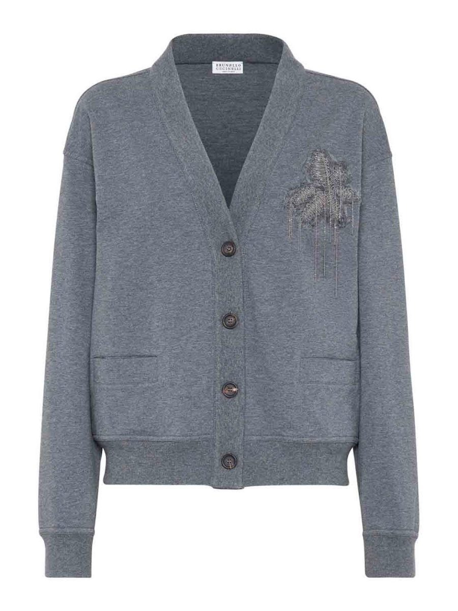 Brunello Cucinelli Cardigan - Gris