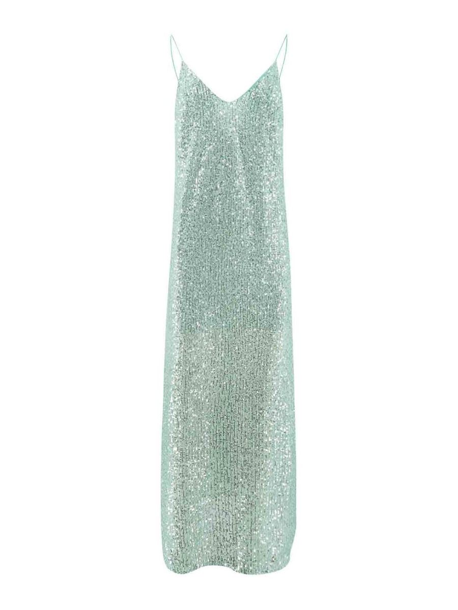 The Nina Studio Maxi Robe - Vert