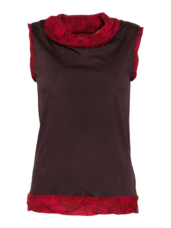 Dries Van Noten Top - Bordeaux