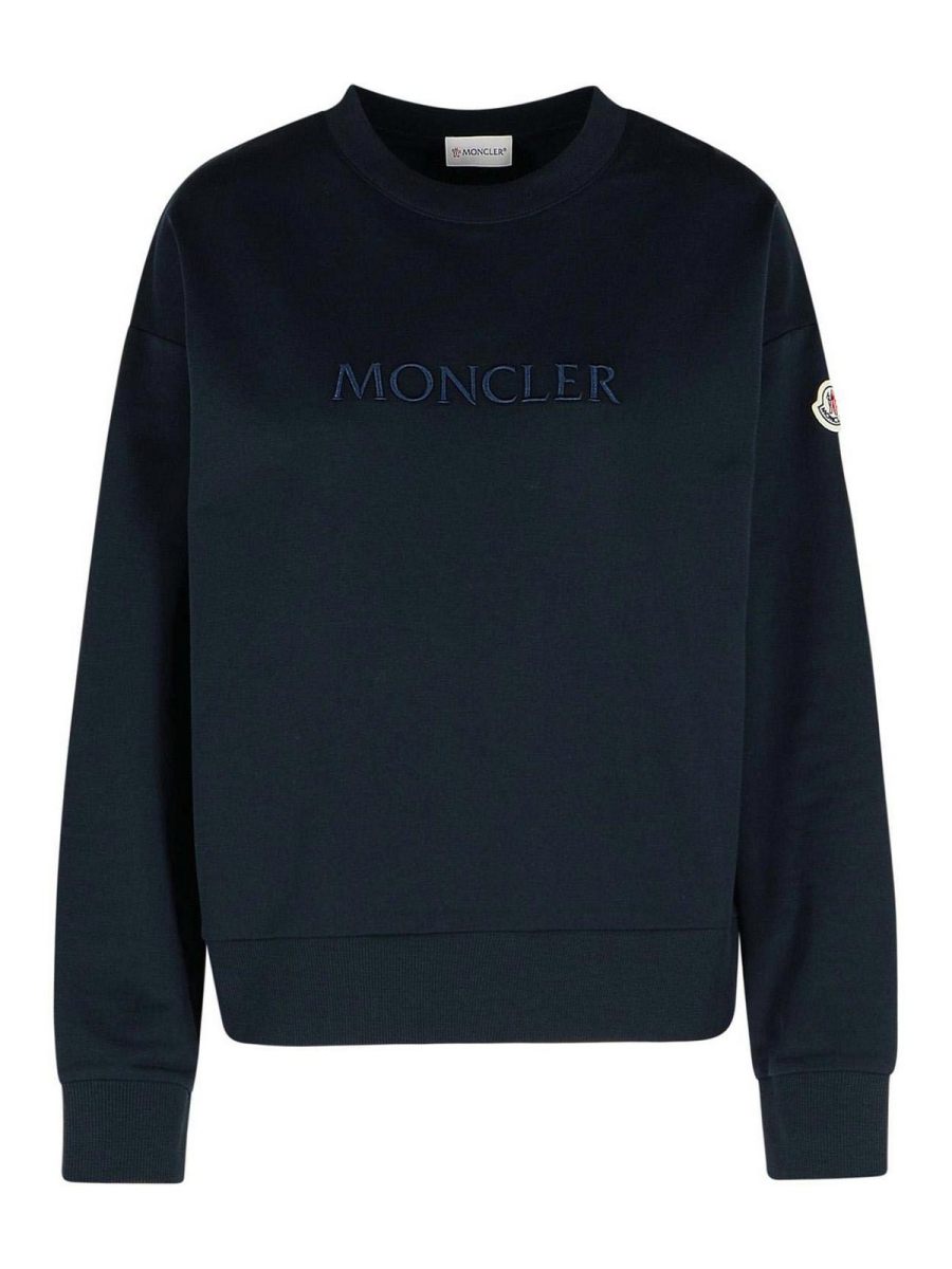 Moncler Sweat-Shirts - Bleu Foncé
