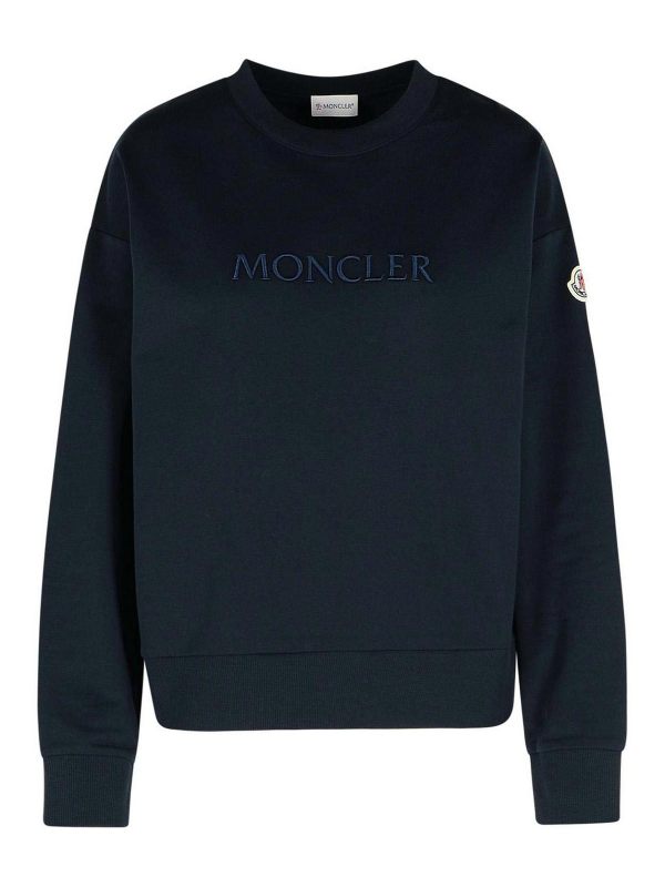 Moncler Sweat-Shirts - Bleu Foncé
