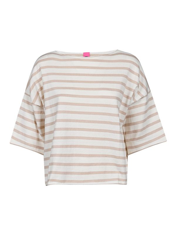 Alessandro Aste Pull Col Rond - Beige