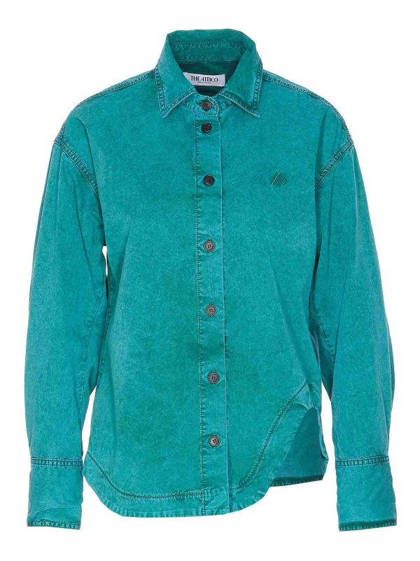 The Attico Veste Casual - Vert