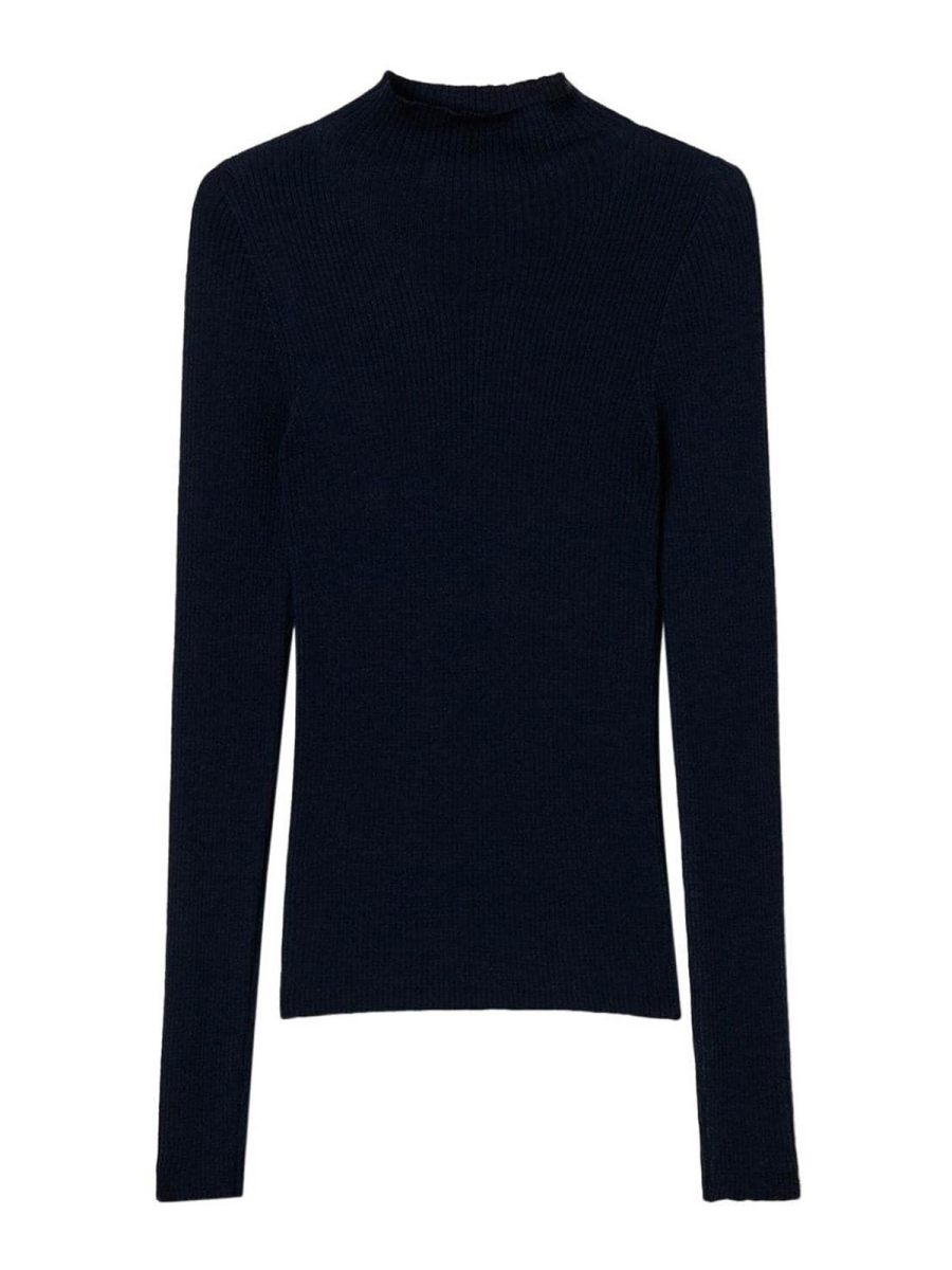 Twinset Pull Col Rond - Bleu