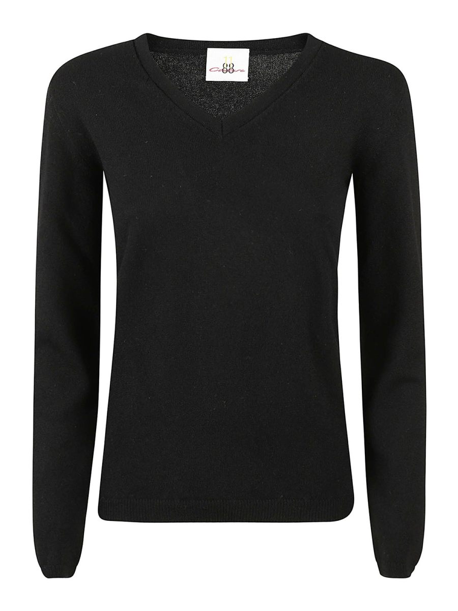 Eleven88 Pull À Col V - Noir