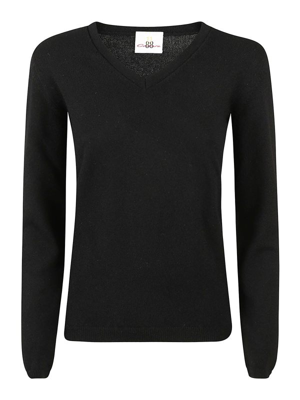 Eleven88 Pull À Col V - Noir