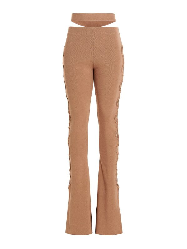 Andreādamo Pantalons Décontractés - Beige