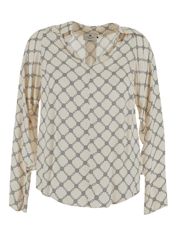 Elisabetta Franchi Chemise - Blanc