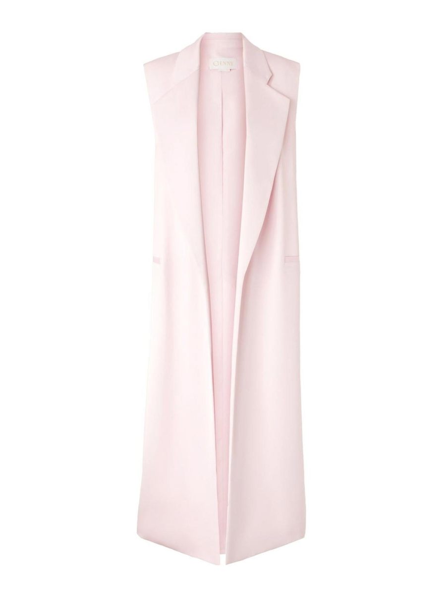 Genny Manteau Court - Rose Clair