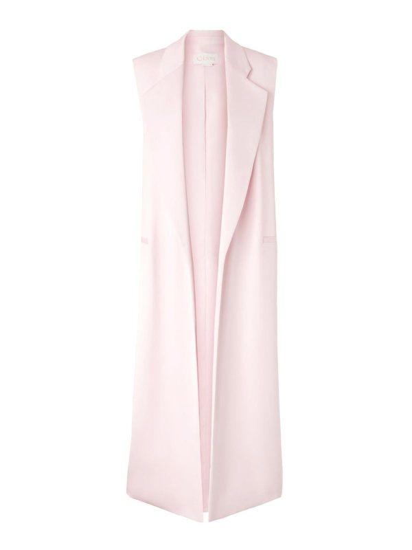Genny Manteau Court - Rose Clair