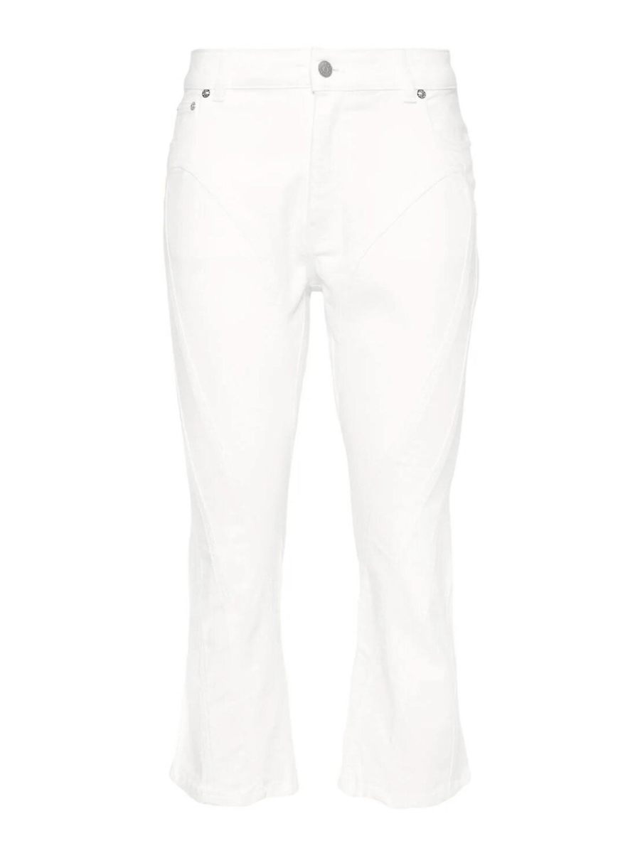 Mugler Jean Bootcut - Blanc