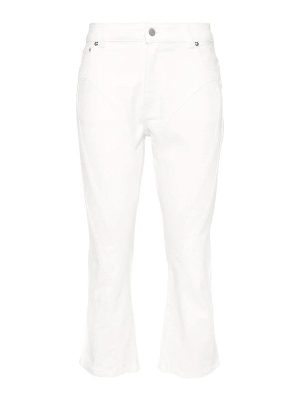 Mugler Jean Bootcut - Blanc