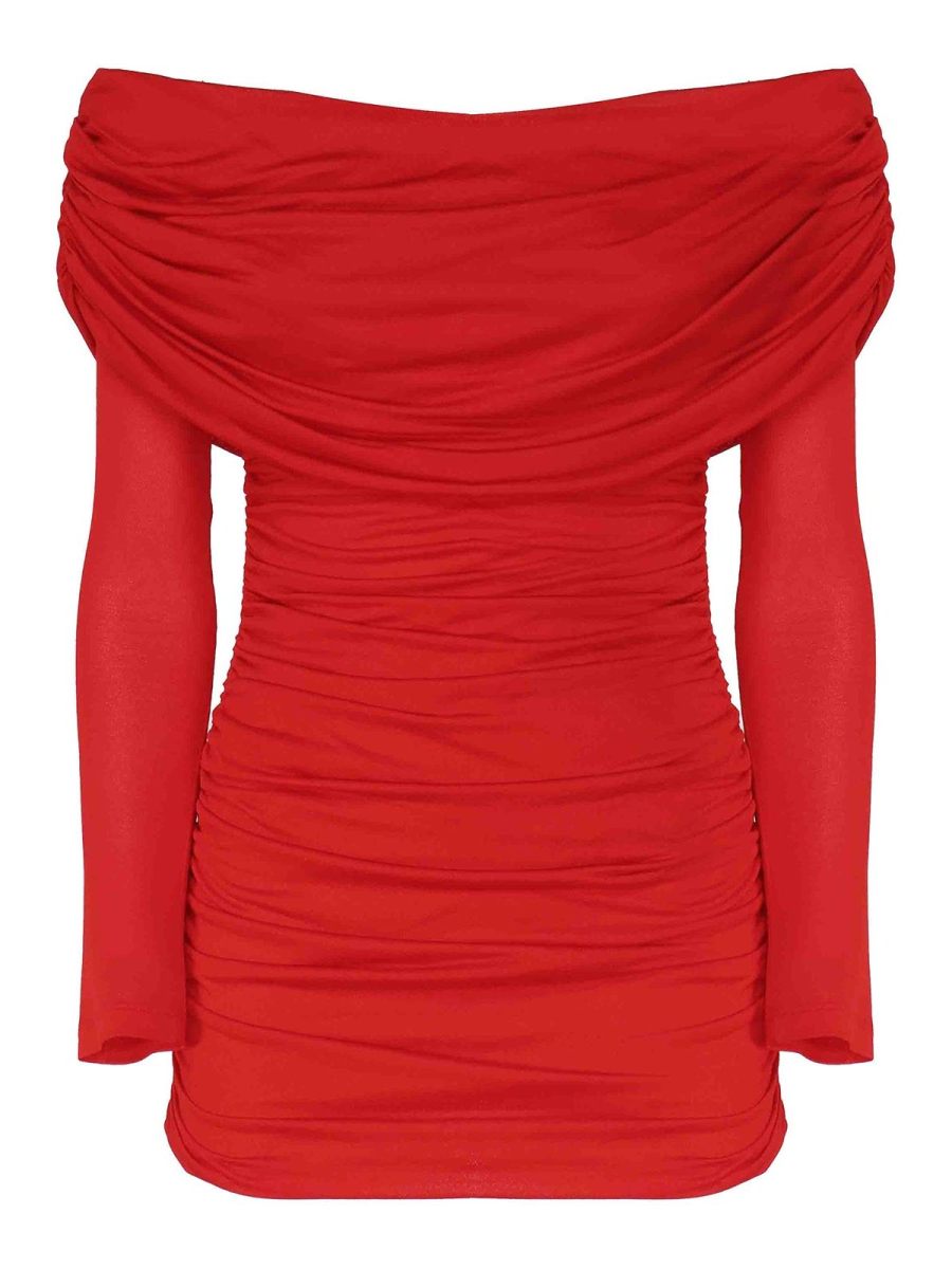 Blumarine Robe Courte - Rouge