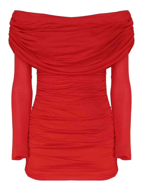 Blumarine Robe Courte - Rouge