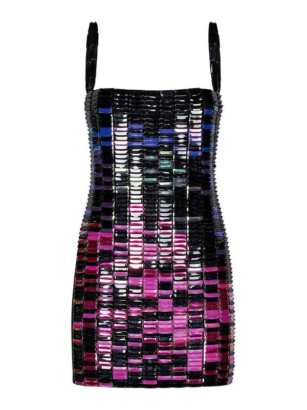 The Attico Robe Au Genou - Noir