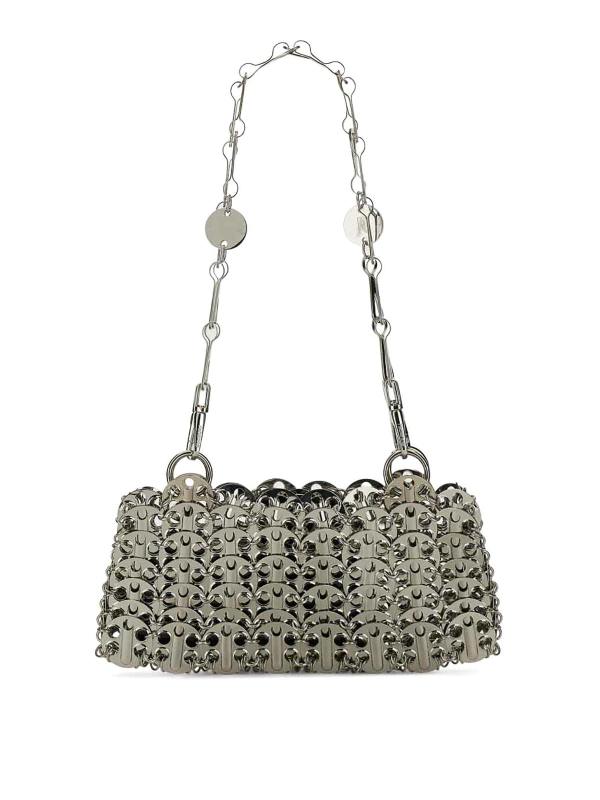 Rabanne Sac Porté Épaule - Argent