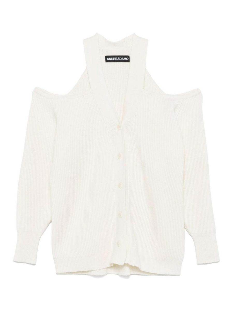Andreādamo Cardigan - Blanc
