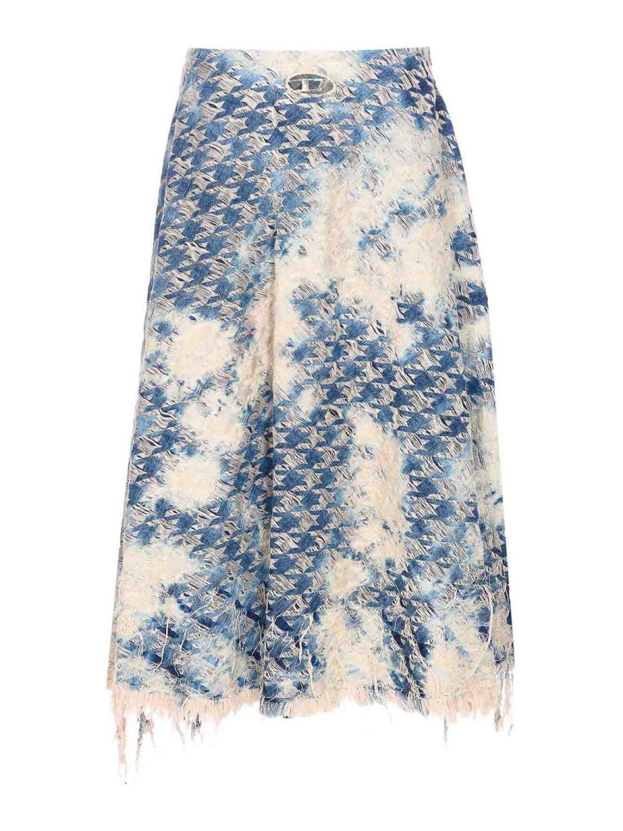 Diesel Jupe Midi - Bleu