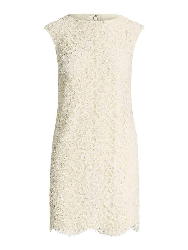 Lauren Ralph Lauren Robe Au Genou - Crème