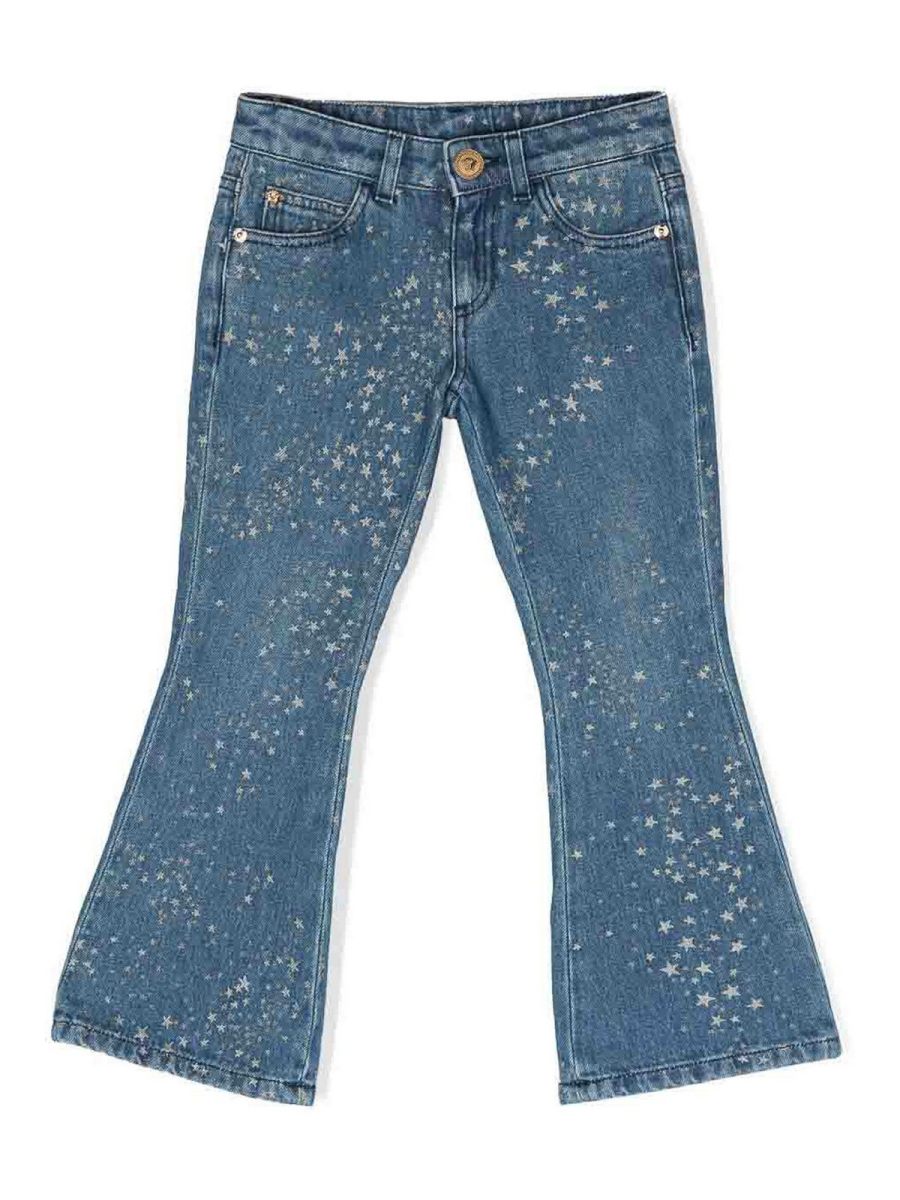 Versace Young Jean Bootcut - Bleu