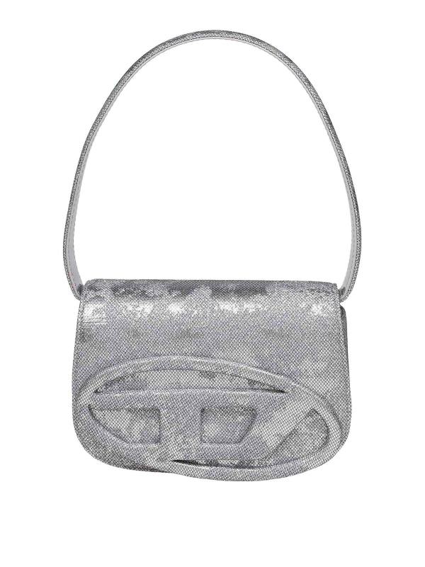 Diesel Sac Porté Épaule - Argent
