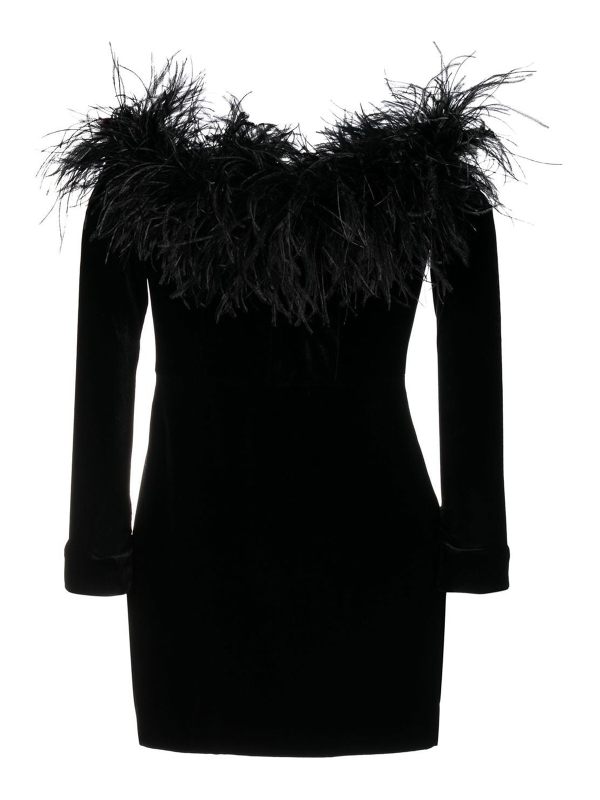 Alessandra Rich Robe De Cocktail - Noir