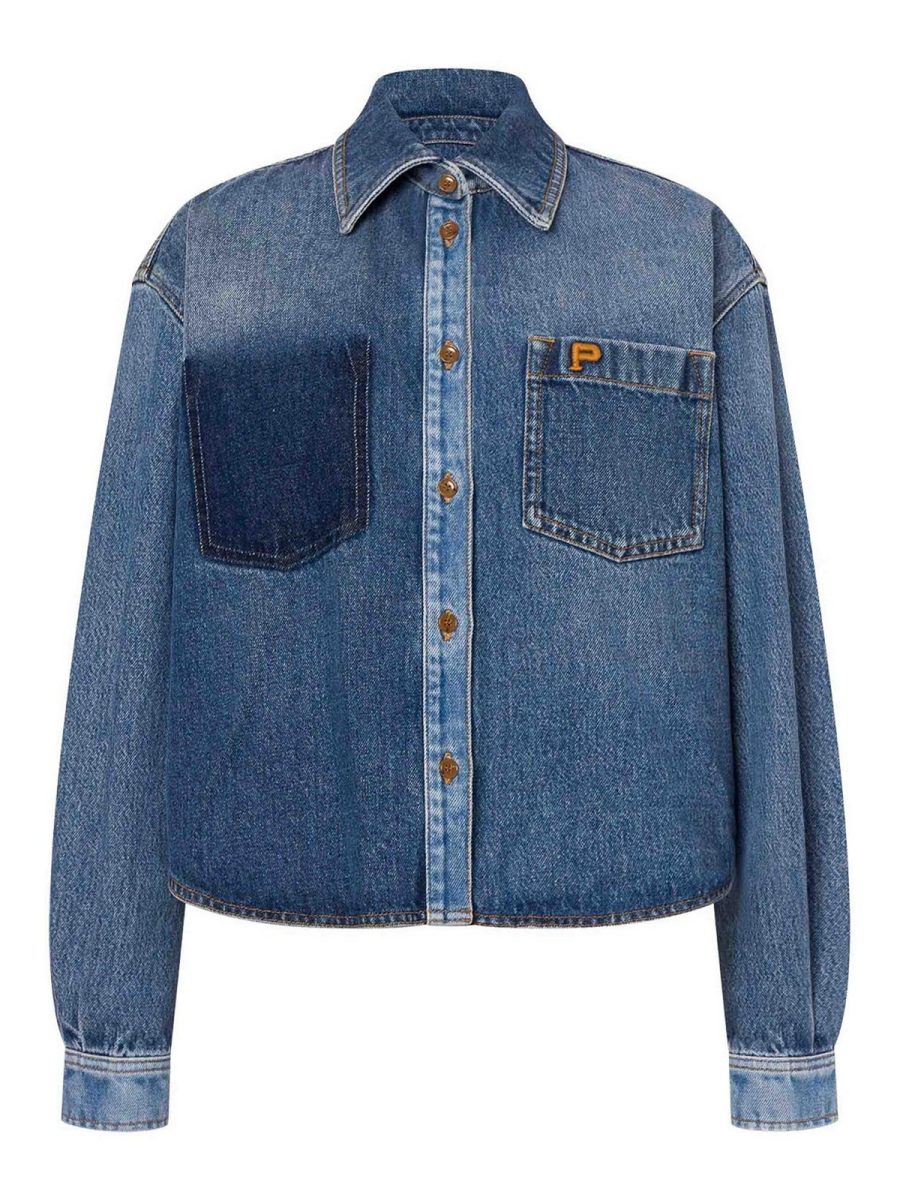 Philosophy di Lorenzo Serafini Chemise - Bleu