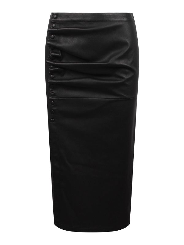 Paco Rabanne Jupe Midi - Noir