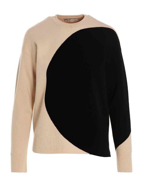 Tory Burch Pull Col Rond - Blanc