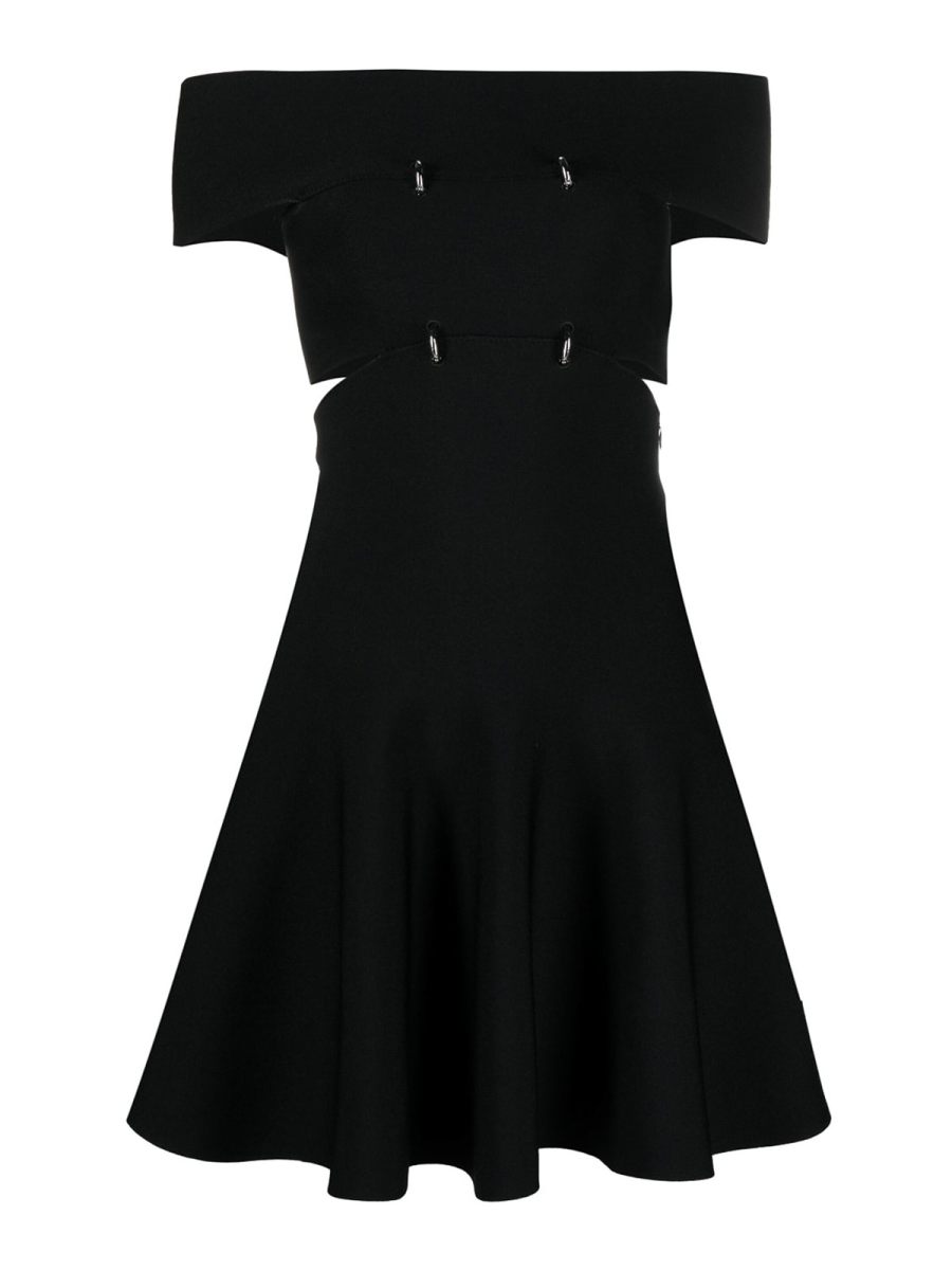 Alexander Mcqueen Robe De Cocktail - Noir