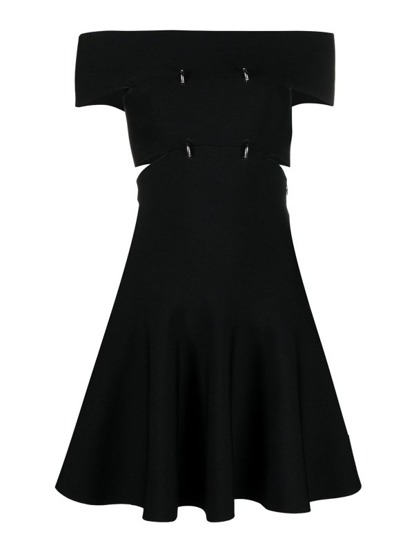 Alexander Mcqueen Robe De Cocktail - Noir