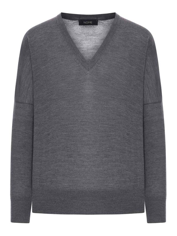 Gran Sasso Pull Col Rond - Gris