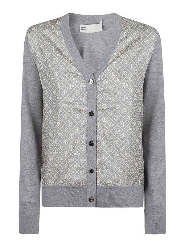 Tory Burch Cardigan - Gris