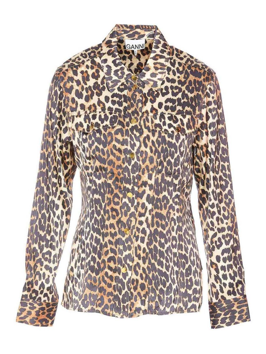 Ganni Chemise - Multicolore