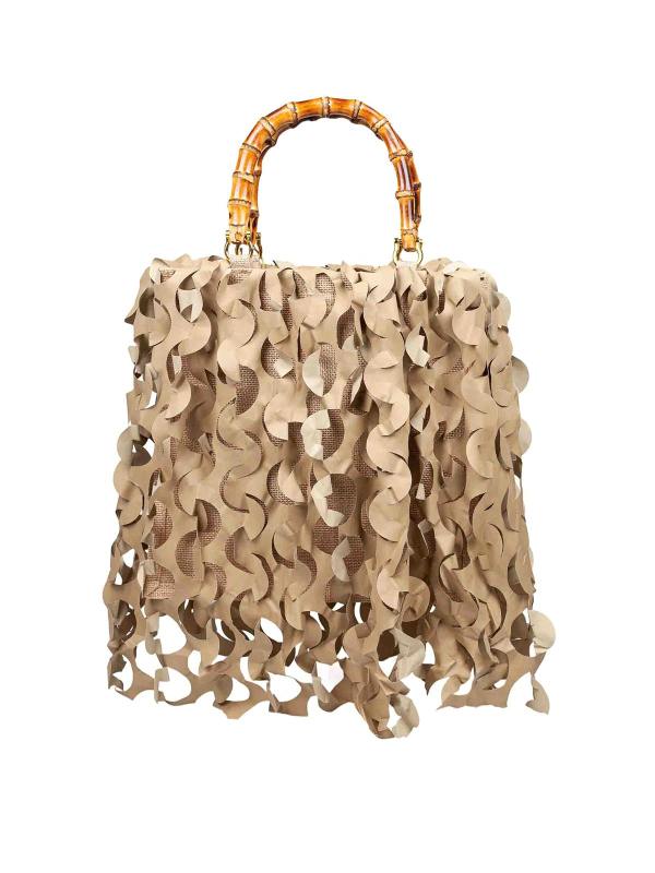 La Milanesa Sac Bandoulière - Jaune Clair
