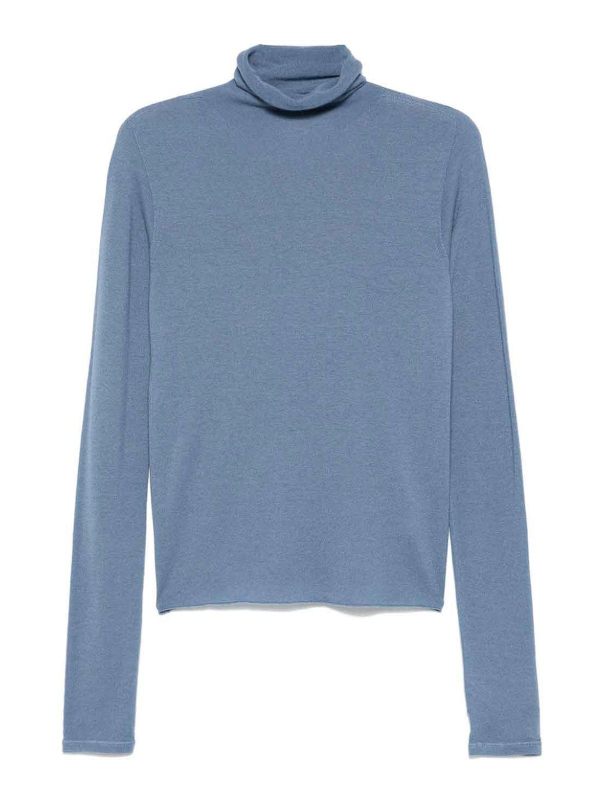 Majestic Filatures Pull Col Rond - Bleu Clair