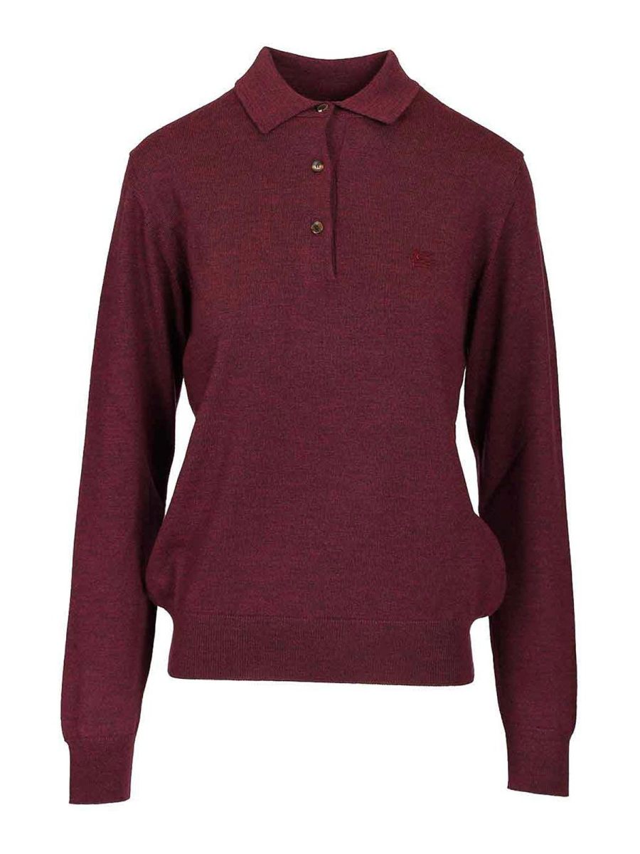 Etro Polo - Rouge Brun