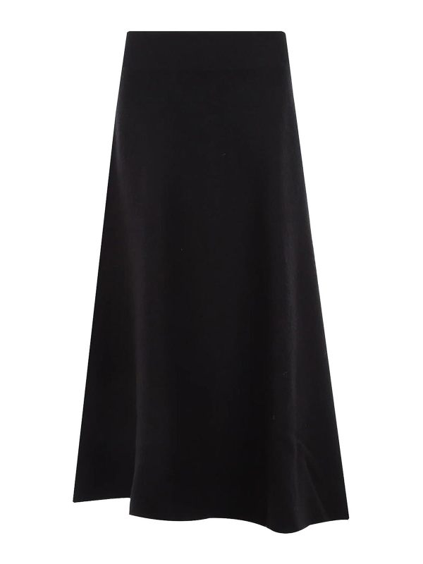 Jil Sander Jupe Midi - Noir