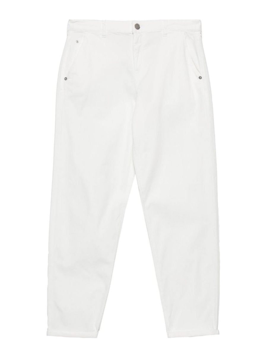 Emporio Armani Pantalons Décontractés - Blanc