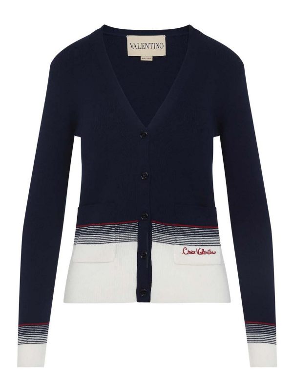 Valentino Cardigan - Bleu Foncé