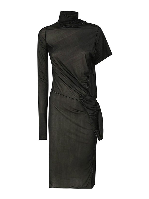 Maison Margiela Robe Au Genou - Noir