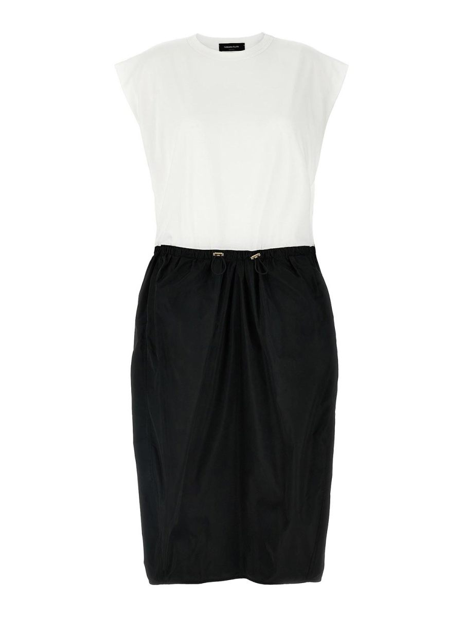 Fabiana Filippi Robe Au Genou - Blanc